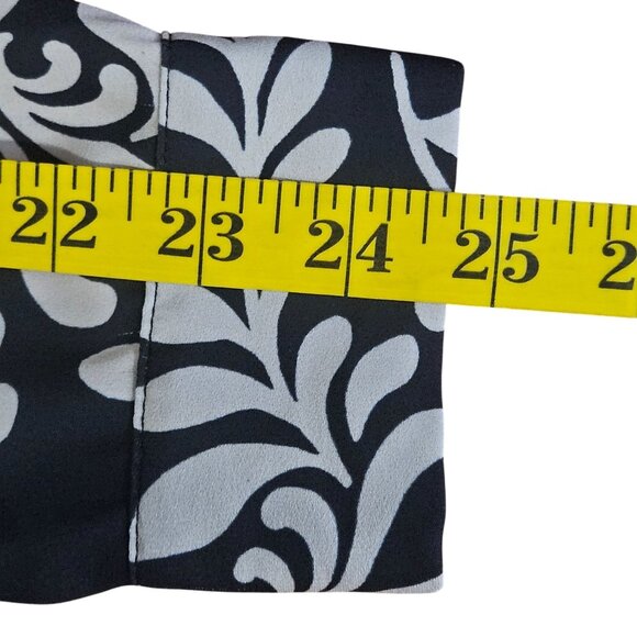 Elie Tahari M/M Womens Long Sleeve Black & White Dress - Picture 9 of 11